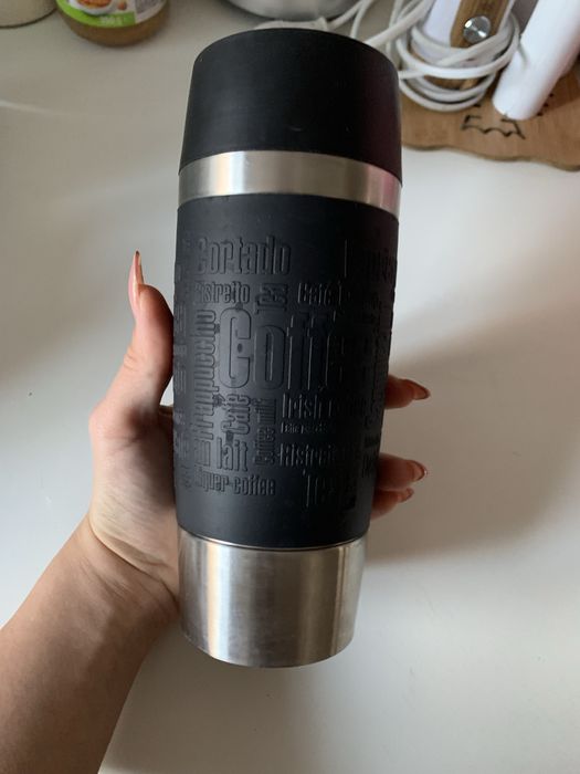 Termos Tefal negru cauciucat 500 ml