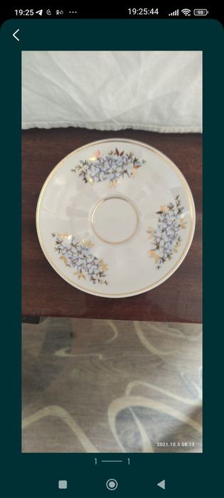 Блюдца красивые советские