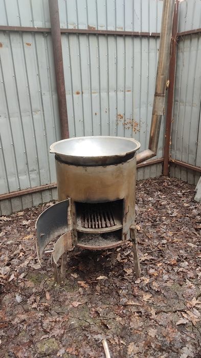 Казан печка ошак