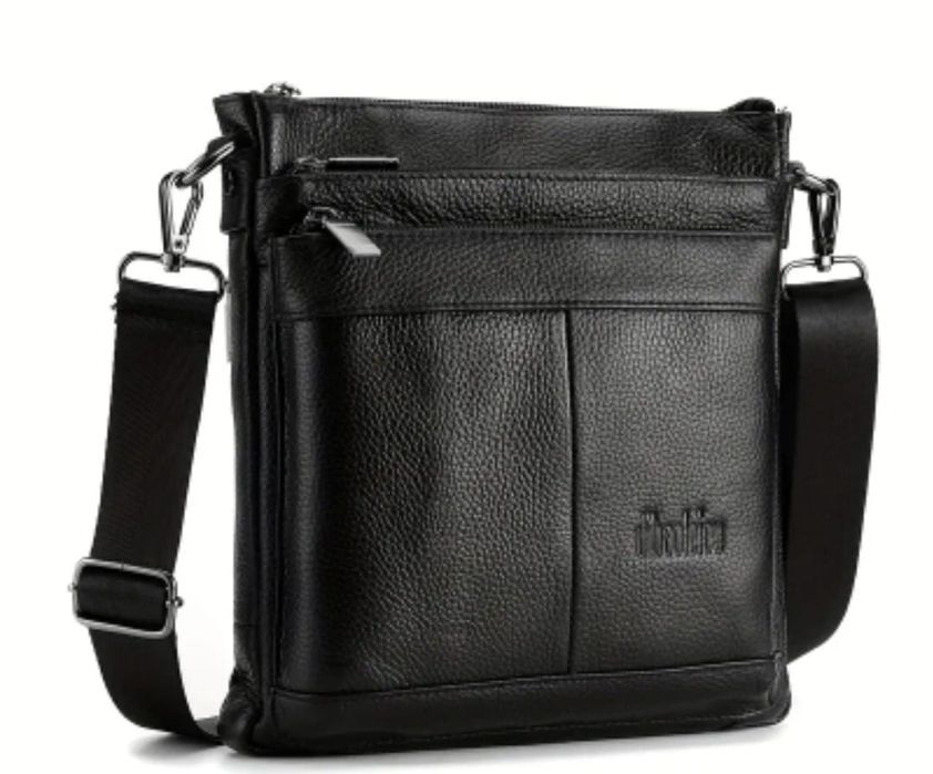 Кожаная сумка через плечо