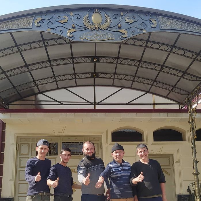 ворота решётка перила оргождения навес лексан naves reshotka darvoza