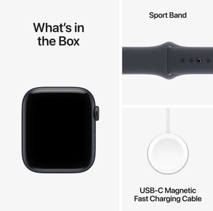 Смарт часовник Apple - Watch SE 3 Cellular, 44mm, M/L, Aluminium/Midnight