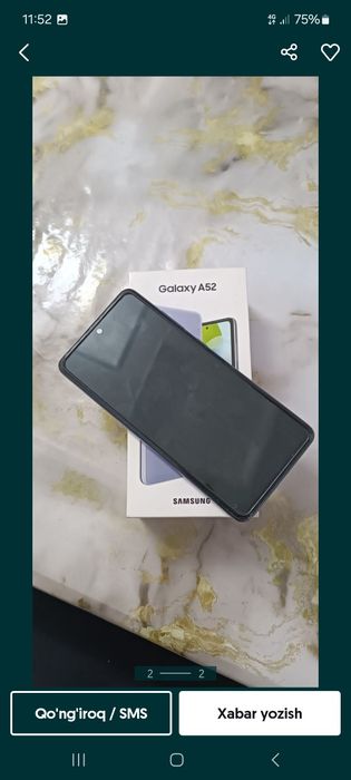 Samsung a52 karobka dakument zaryadnik