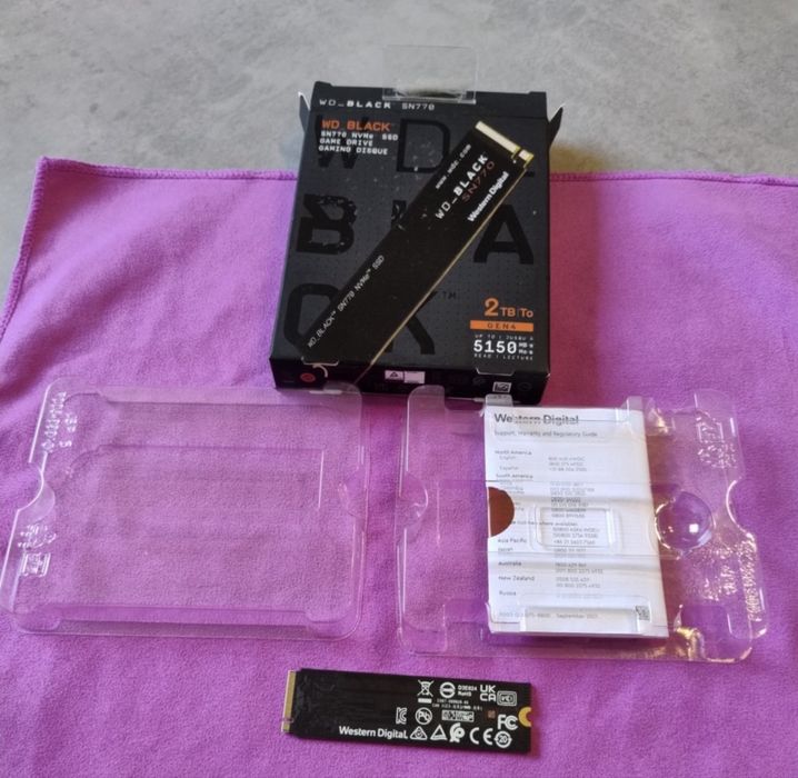 SSD WD Black SN770 2TB PCI Express 4.0 x4 M.2. Nou, la cutie!