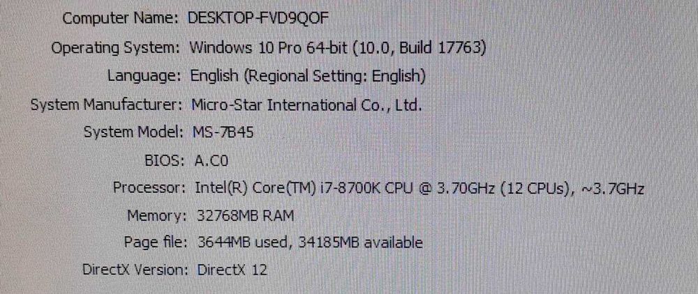 PC Gaming i7 8700K/GTX 1060-6GB/32 GB DDR4/SSD+HDD/GTA5/CS GO,etc
