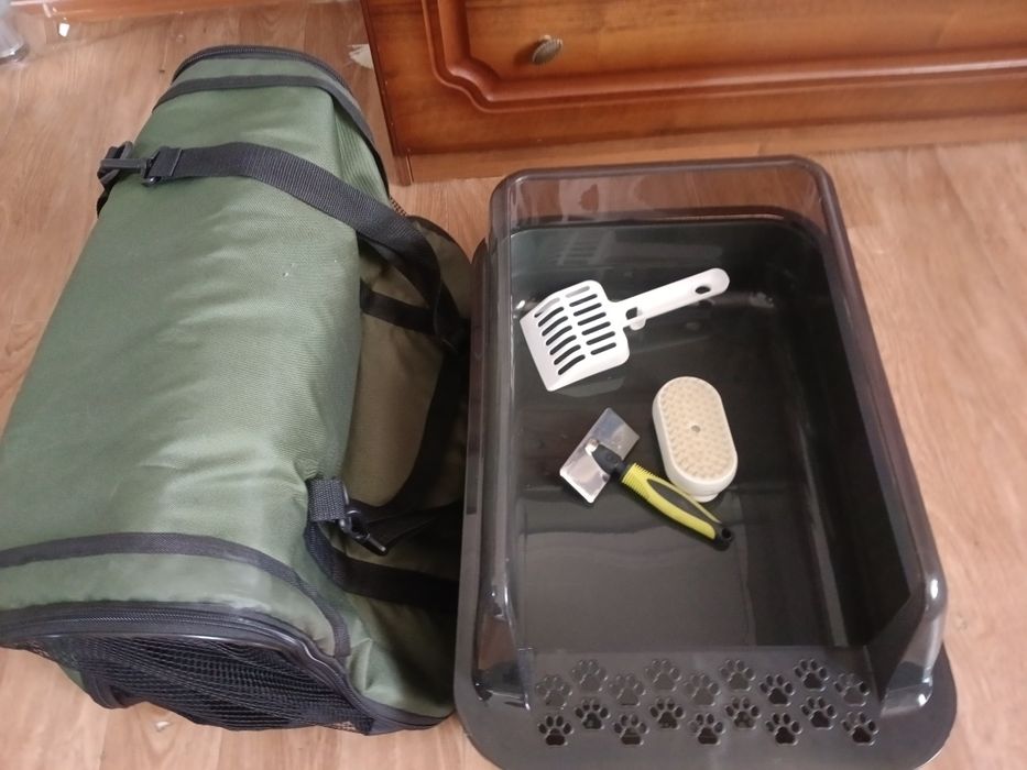 Лоток, переноска и тд.