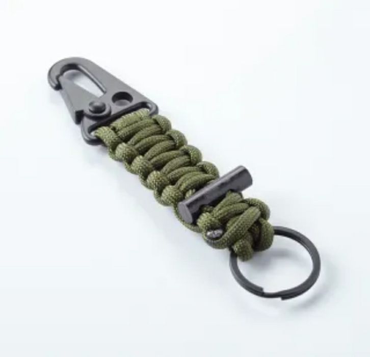 тактически ключодържател паракорд с карабинер високо натоварване