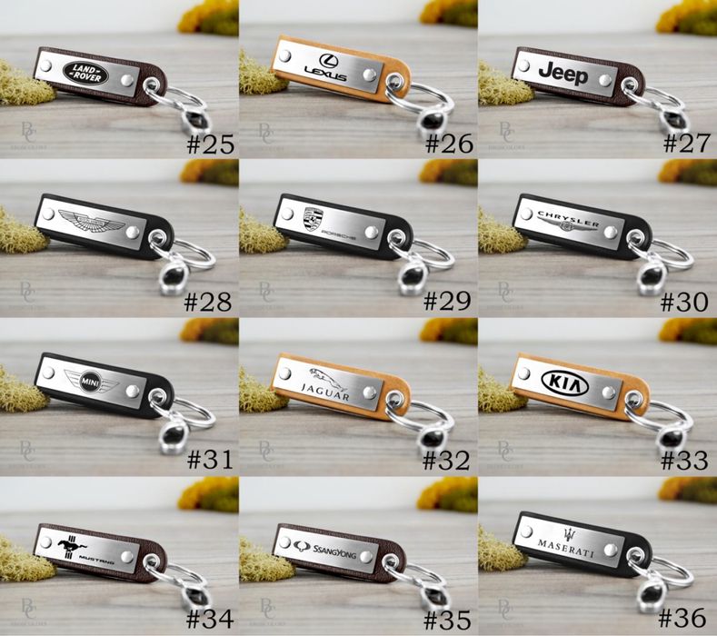 Ключодържатели с автомобилни марки