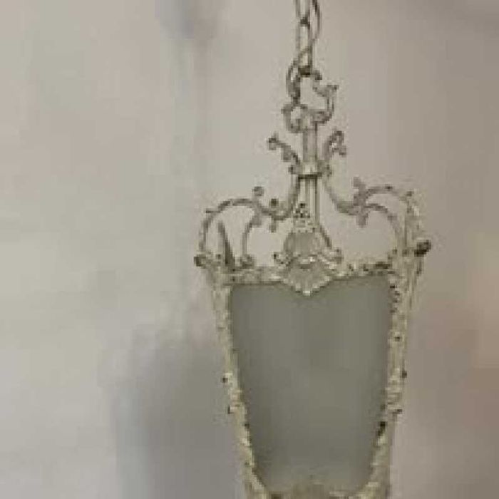 Aplica tavan alba din bronz