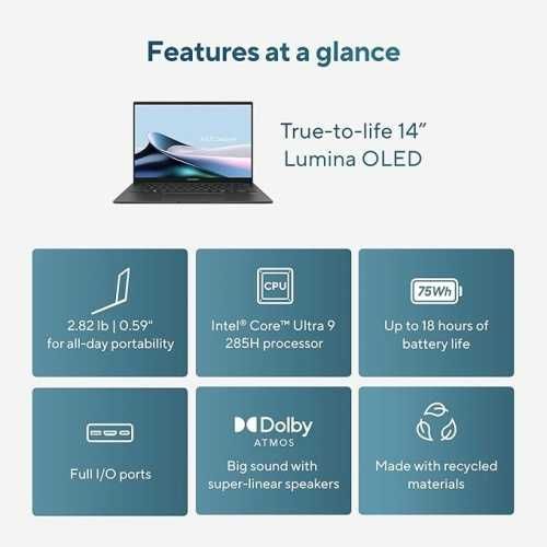 Продаётся новый ноутбук Asus ZenBook UX3405CA(Ultra9/32/1/14,0 Oled+