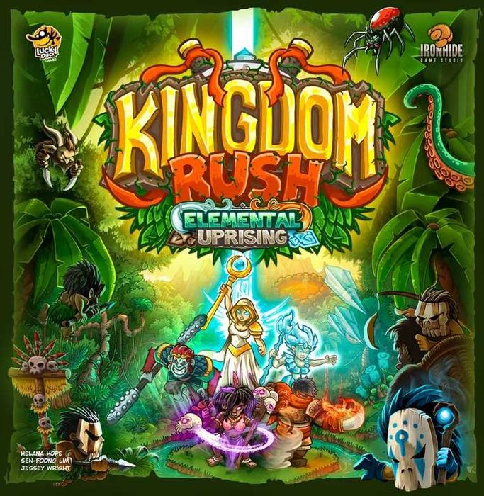 Kingdom Rush: Elemental Uprising board game, joc de societate