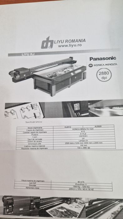 Vand imprimanta UV flatbed