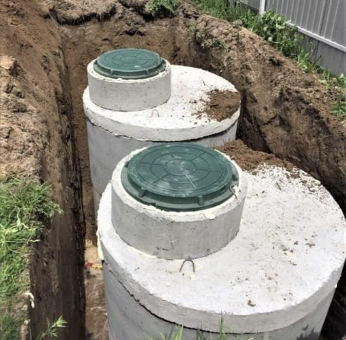 Бетонный септик под ключ