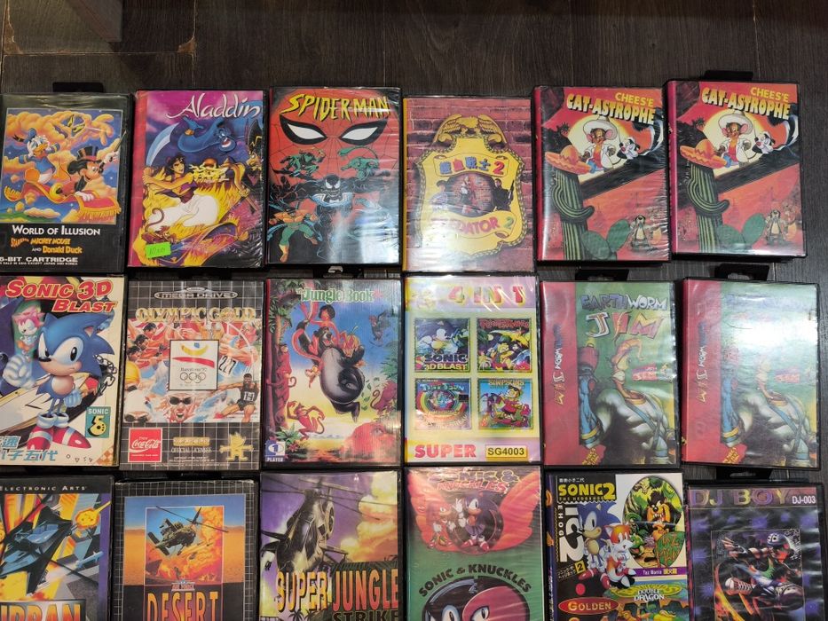 Sega mega drive 1 оригинална+33 игри