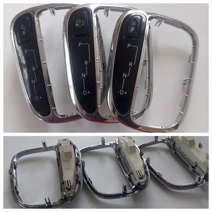 Хром рамка за скоростен лост за Мерцедес Ц класа, Цлк W203, W209