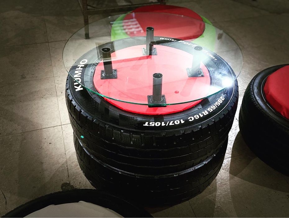 Масичка за кафе от гуми