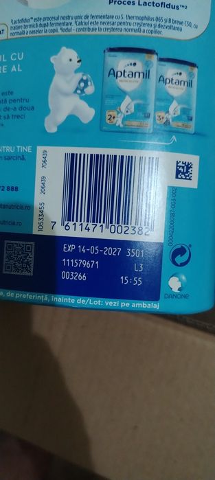 Lapte Praf APTAMIL Nutri BIOTIK