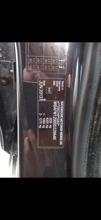 Portbagaj, haion bmw seria 5 f10