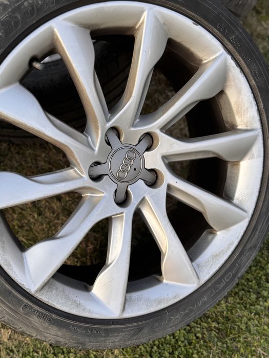 Vând set jante R19 – 5x112, ET32, lățime 8.5J, cu anvelope 255/35/R19