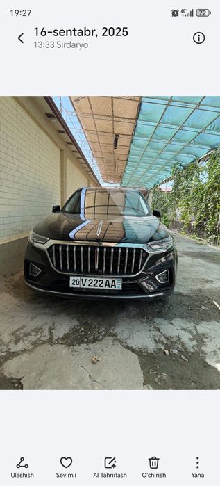 Hongqi hs5 sotiladi zudlik bilan kraska toza