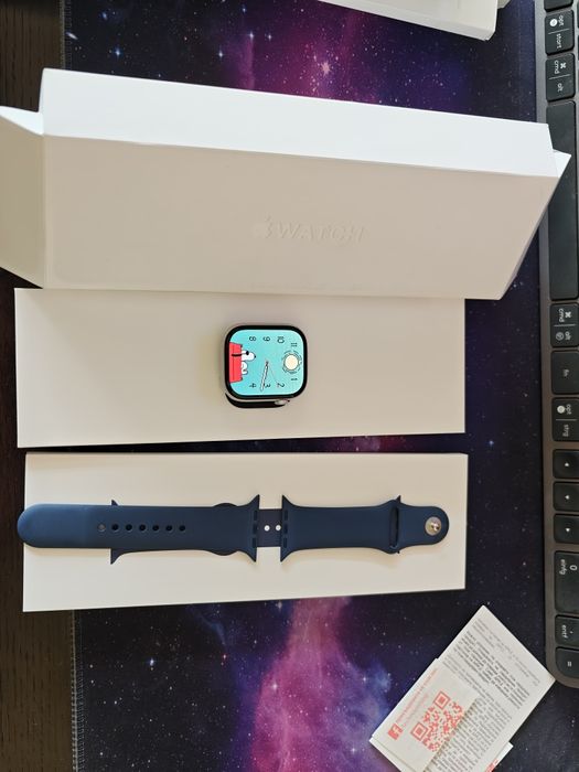 Aplle Watch Series 10 Silver AI Denim 46mmGPS