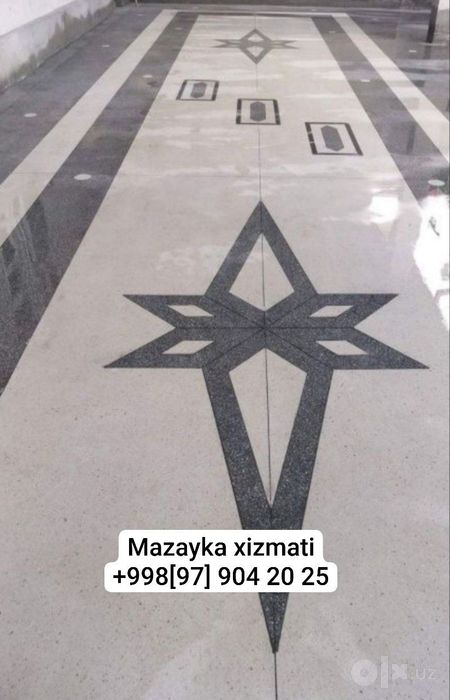 Styashka vertalyot, Miramirni Mazayka, Shilifovka, Epoksid kiraska pol