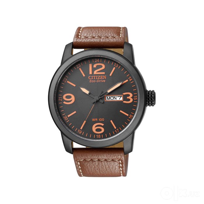 Citizen Garrison Military Eco-Drive Black & Orange BM8475-26E