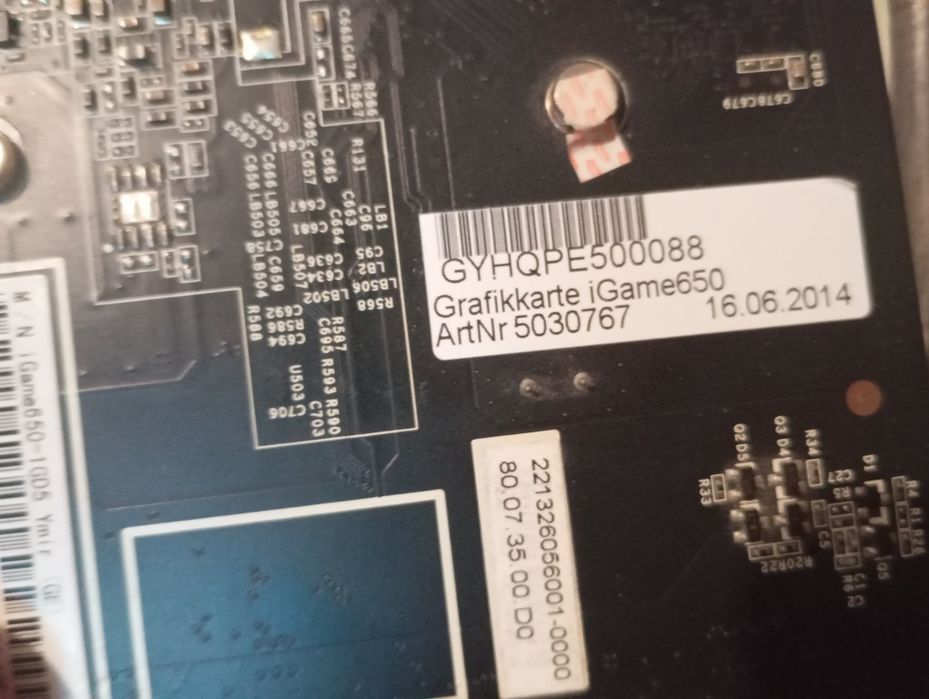 Placa video GTX 650 IGAME