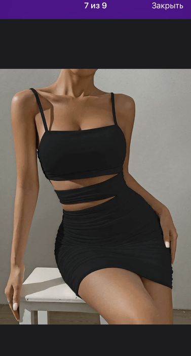 Платье эффектное вечернее