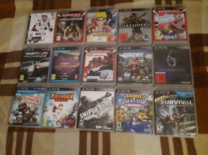 Диски PS4 PS5 PS3 Лицензионные