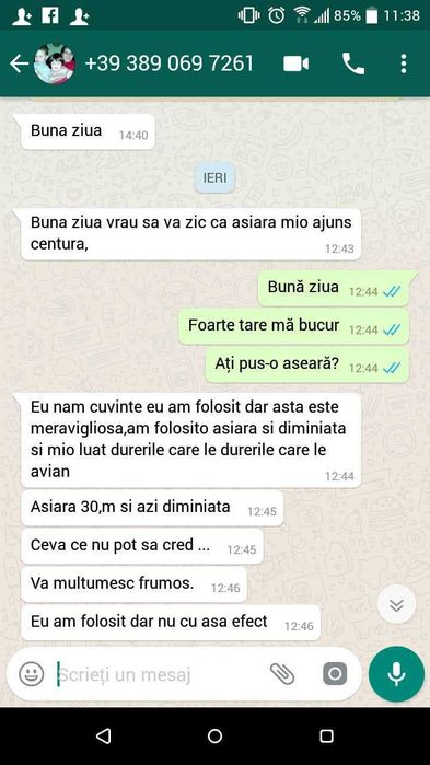 Brau  / Centura  cu  Turmalina GREEN WORLD