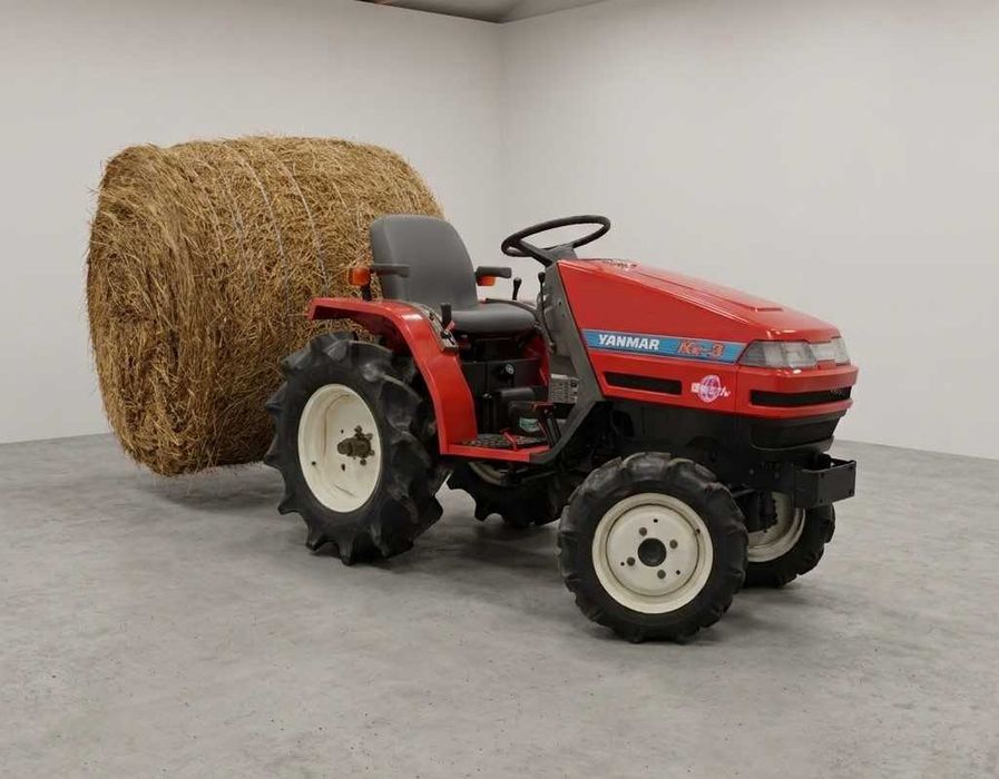 Tractor / tractoras Yanmar KE3 D - 14 cp cu freza de sol, plug, import Japonia, Stare perfecta. Ideal pana la 1 ha, vie, livada gradini,