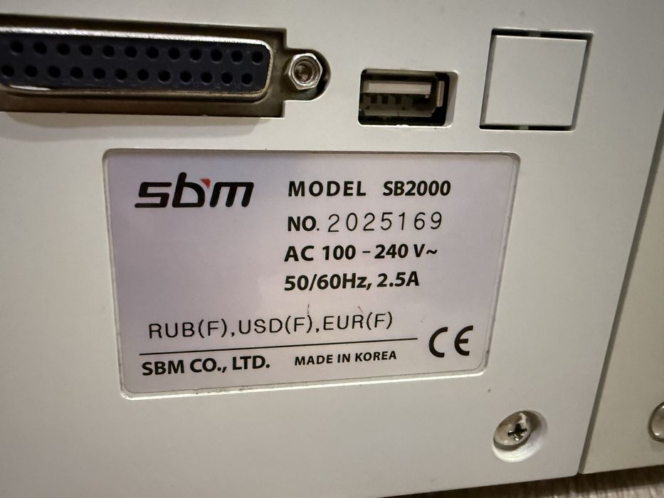 * SBM SB-2000 банковская купюросчетная машинка - фасовщик купюр оригин