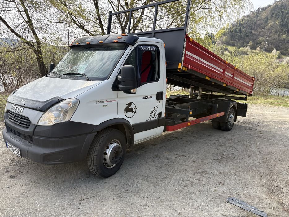 Iveco daily basculabil pe curie 70 c15 35c15 50c15 mercedes sprinter