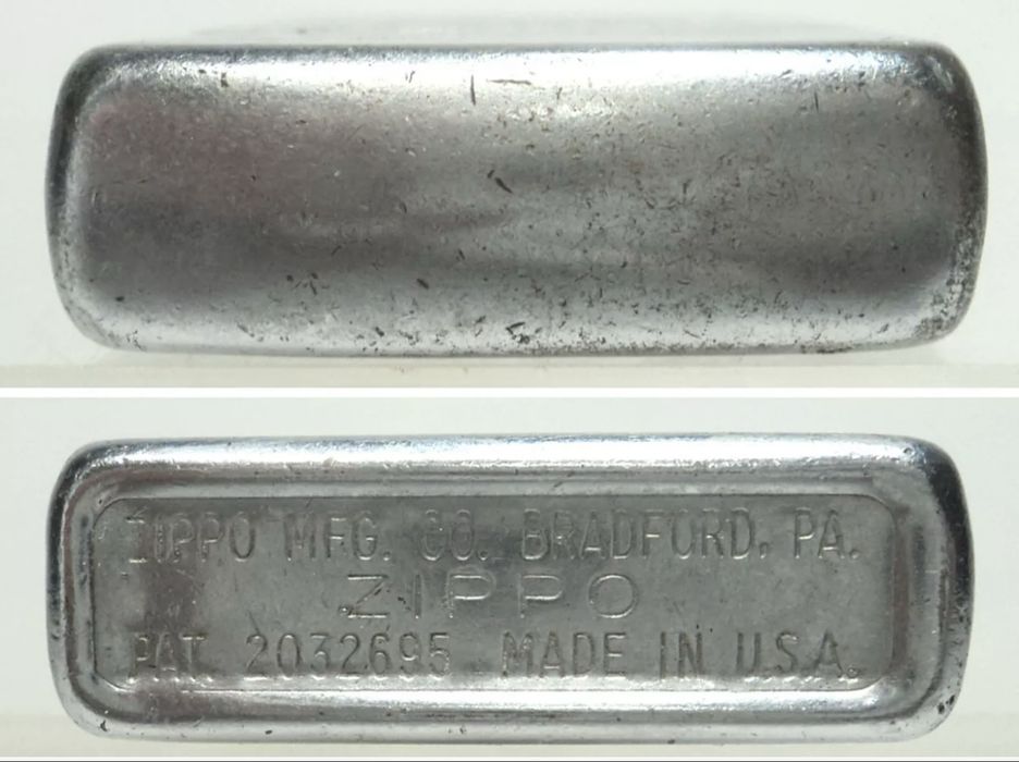 Brichetă Zippo originală din 1949 cu inserție originală din 1949