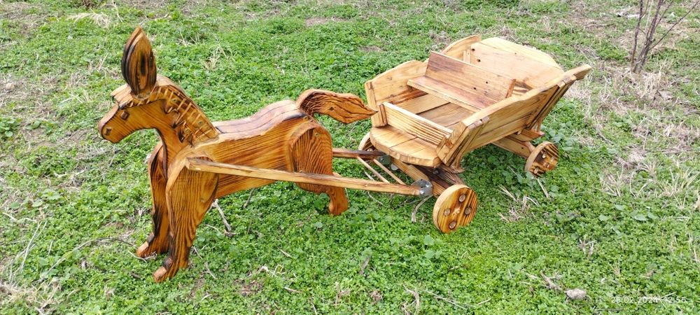 Декорация Конче с каручка - комплект