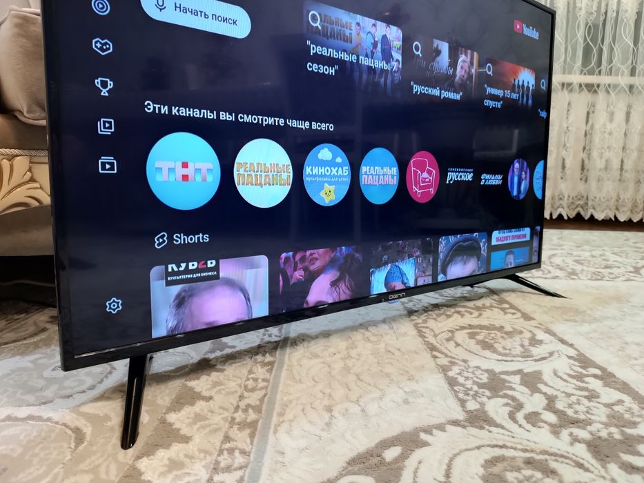 Телевизор DENN 43" Смарт ТВ.