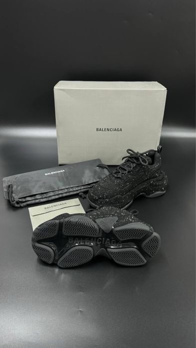 Adidasi Balenciaga Triple S premium cu strasuri 36-40 full box