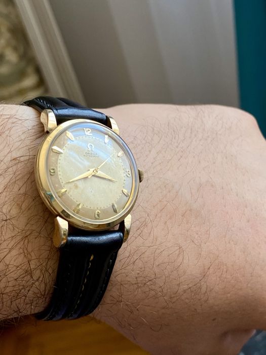 Ceas Omega Automatic Bumper, an 1952, Two-Tone Cadran