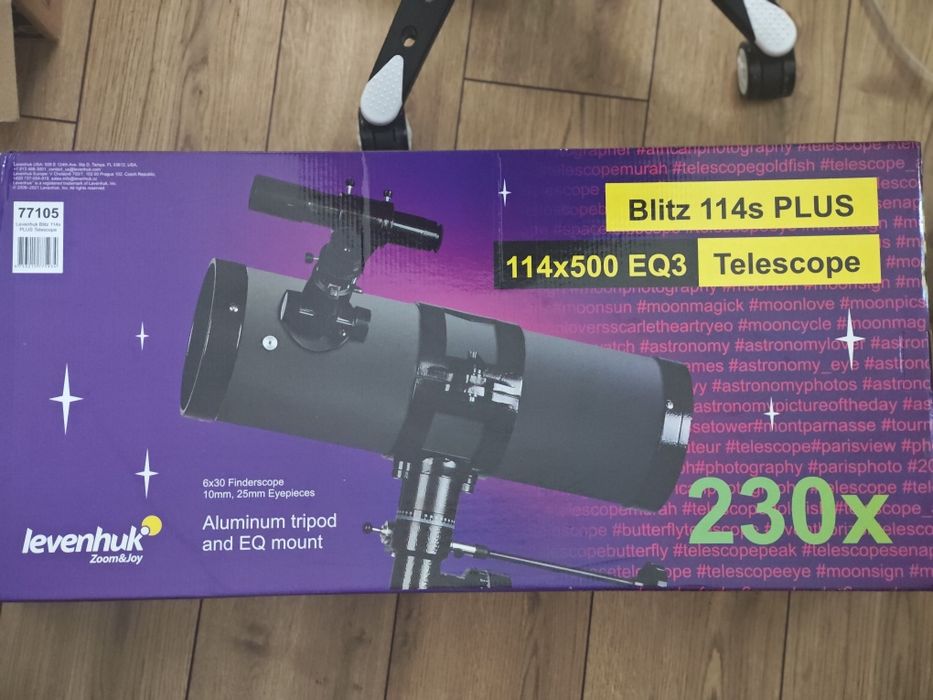 Телескоп Левенхук/Levenhuk Blitz 114s PLUS
