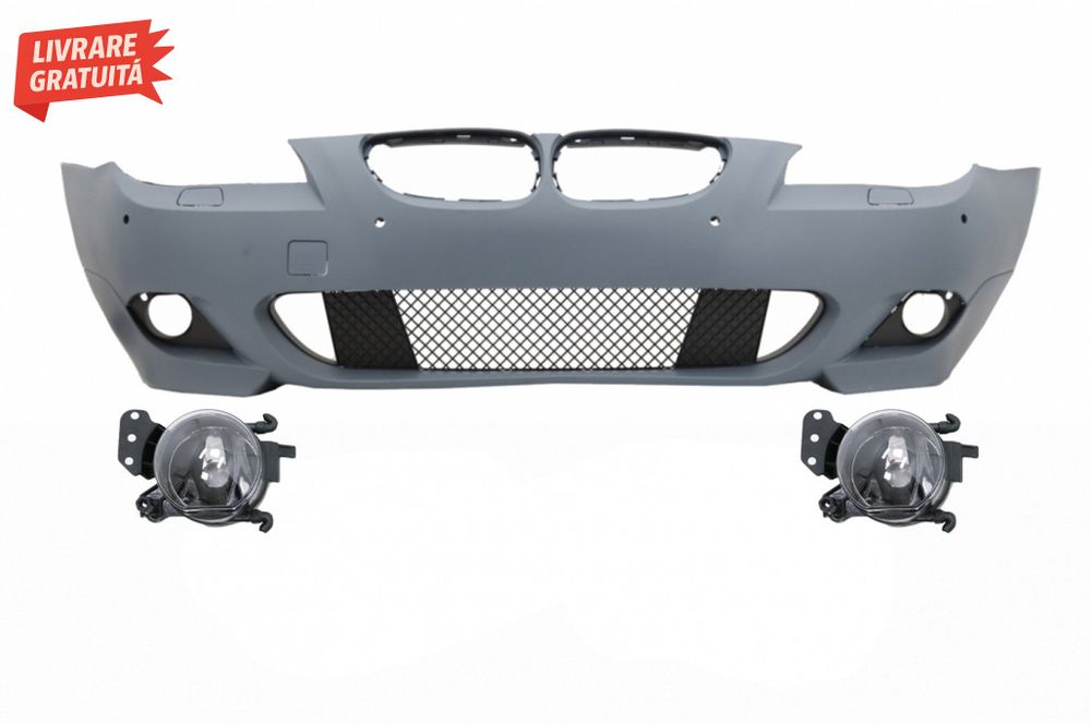 Bara Fata cu PDC 18mm si Proiectoare Ceata BMW Seria 5 E60 E61 (2007-2