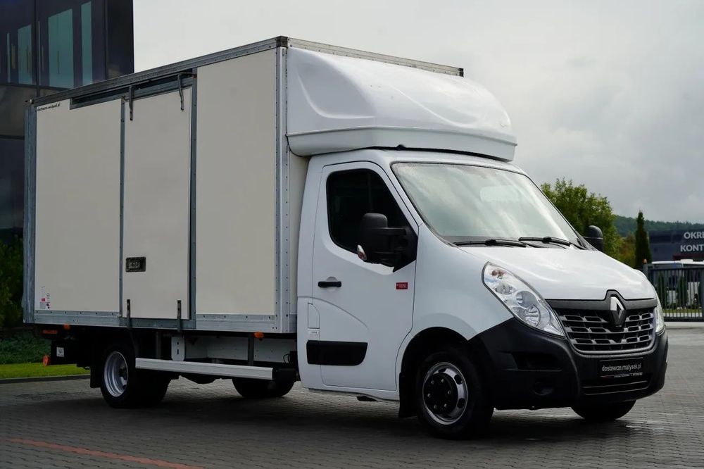 Renault MASTER / CAROSERIE TIP BOX - 4,3 M / LIFT HIDRAULIC DHOLLANDIA - 750 KG / 3 LOCURI / ROȚI SPATE DUBLE / IMPORT /