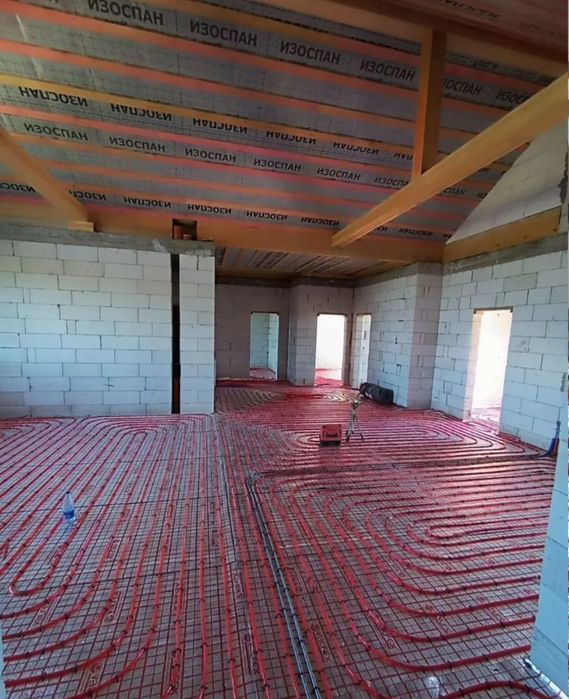 Отопления и водоснабжения теплые полы