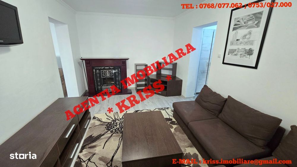 Apartament 3 Camere SEMICENTRAL Conf. 1 Etaj 1 Mobilat Utilat Complet