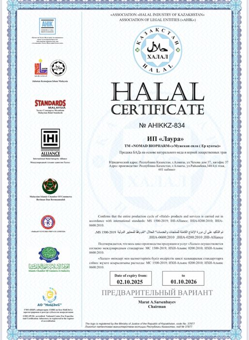 Ер қуаты балы Мужская Сила