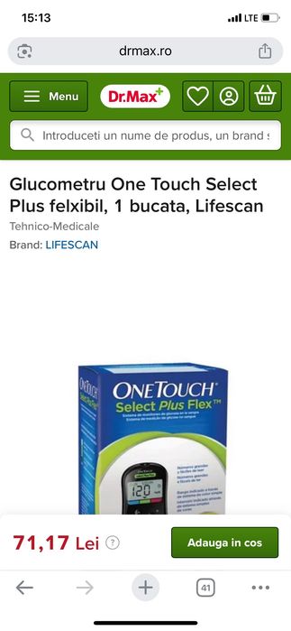 2x Glucometru One Touch Select Plus