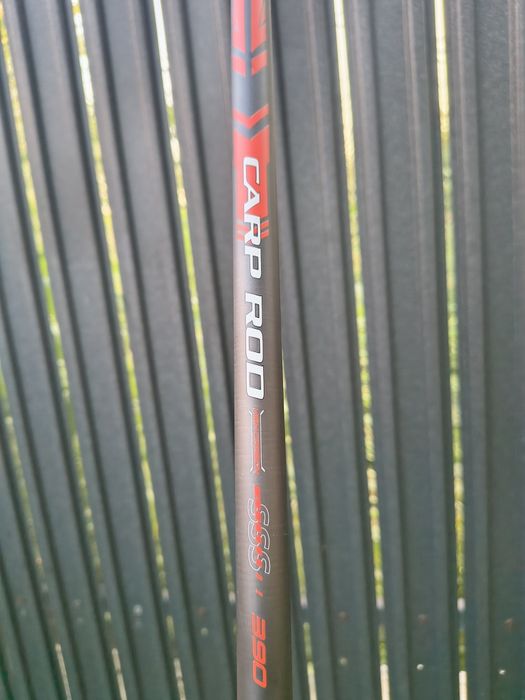 Set 4 lansete Carp 3.9m 3 seg 3.75 lbs + 4 mulinete AQ9000 18+1 rulmen