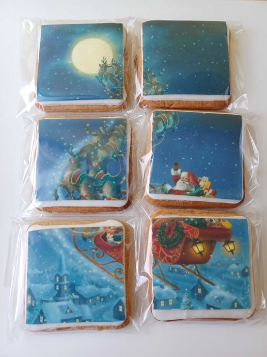 Коледни пъзели от меденки/ Подаръчни кутии с ръчно декорирани меденки