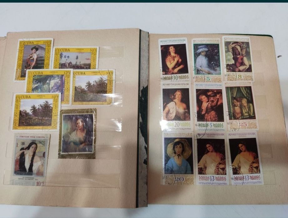 Марки советские + альбом