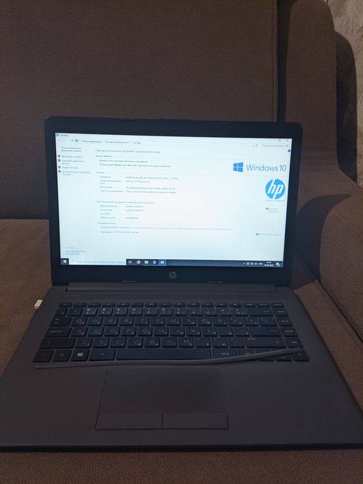 Ноутбук HP, в рабочем состоянии, подойдёт для студентов и для офиса.